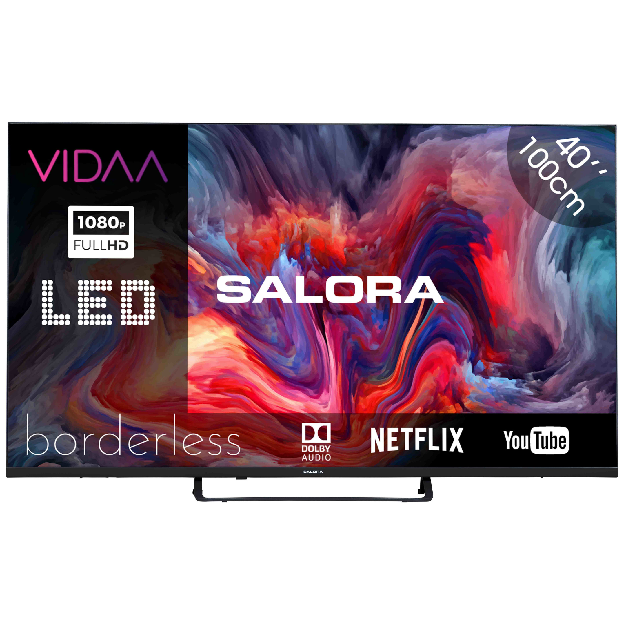 Salora FOD40TV - Smart TV - VIDAA - Fernseher - Smart TV 40 Zoll - Fernseher - Full HD