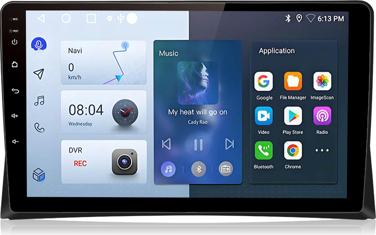 Awesafe 2+64G Android13 Für VW Multivan T5 Autoradio GPS Navi BT DAB+ RDS GPS Navi WIFI SWC Multivan085