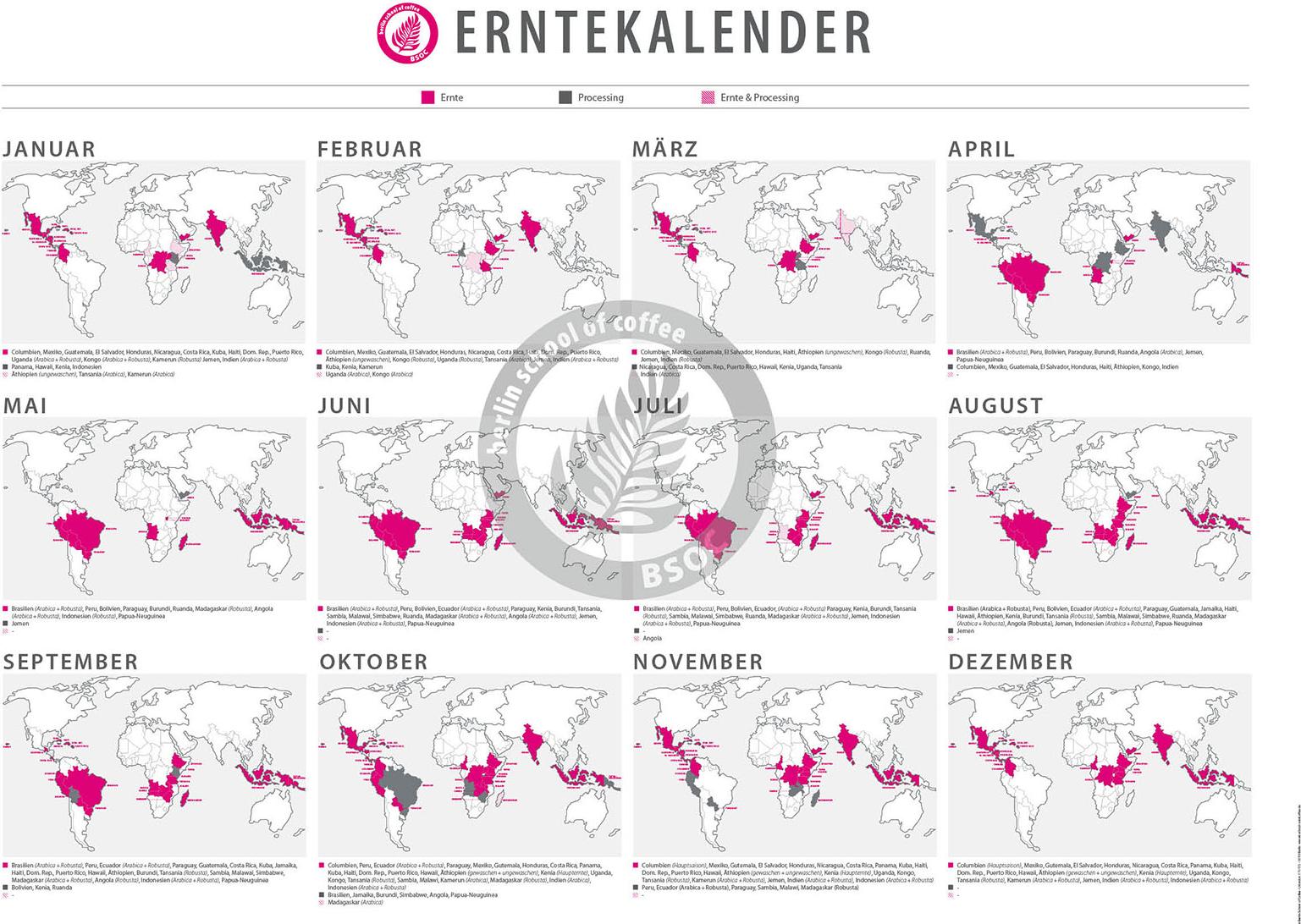 BSOC - Poster Erntekalender beidseitig