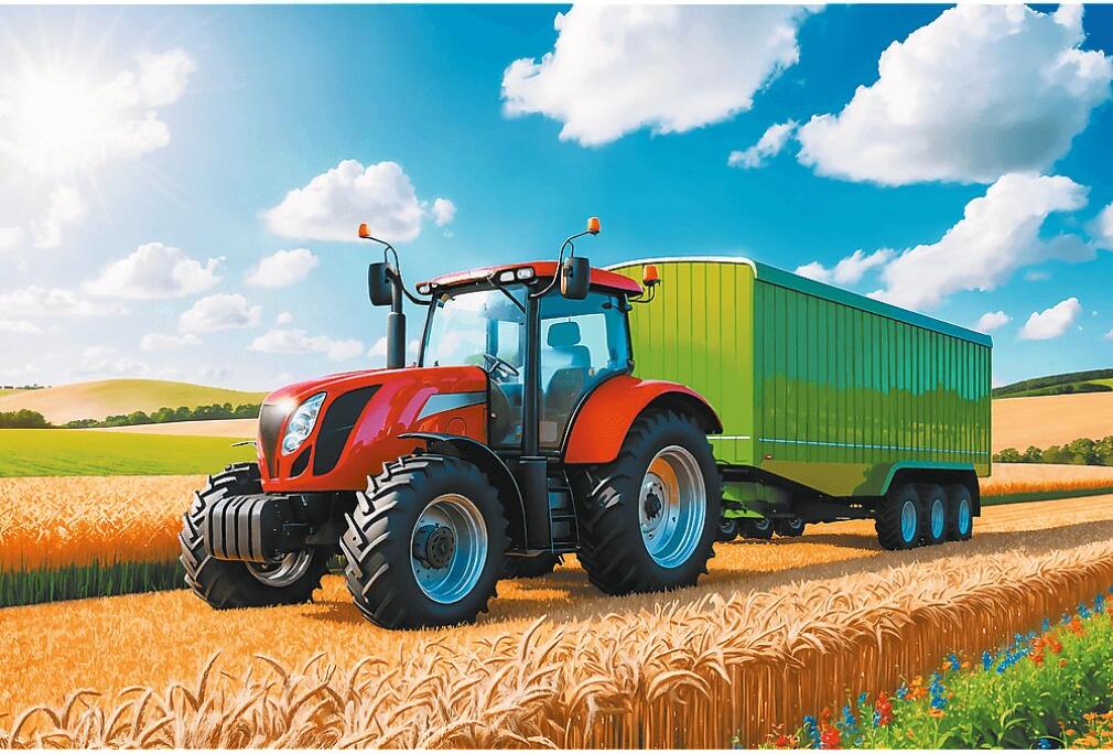 TREFL Puzzle Landwirtschaftliche Gerä te 100 dlks 16494