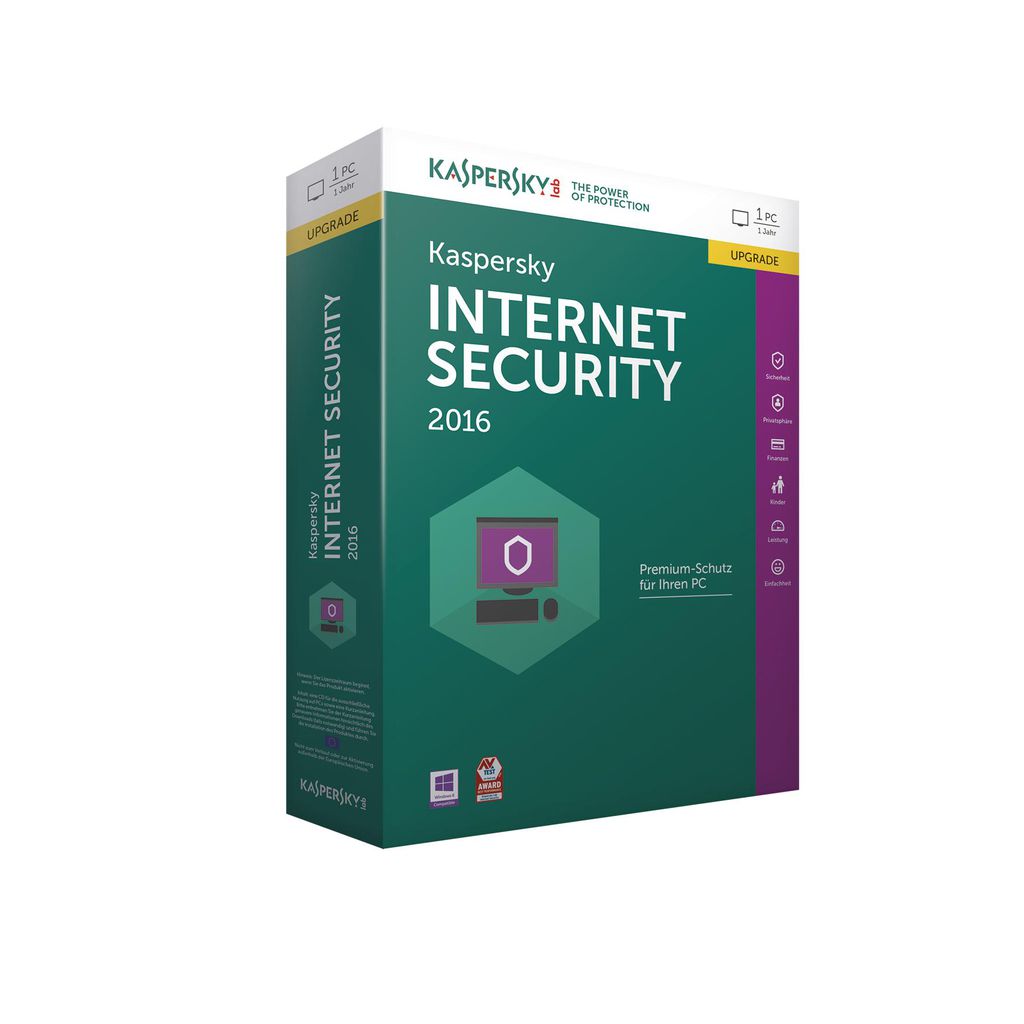 Kaspersky Lab Kaspersky Internet Security 2016 Upgrade 1012965