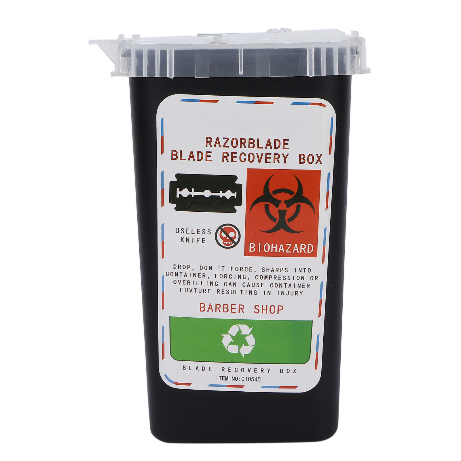 Cocosity Entsorgungsklingenbehälter,Klingenentsorgungsbox,Friseurladen Entsorgungsklingenbehälter,Friseurklingenentsorgungsbox,Rasierklingenentsorgungsbox,Klingenbehälter