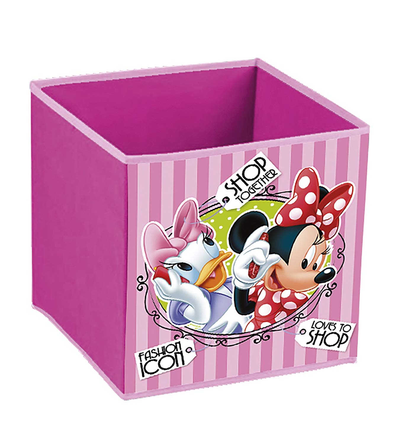 2in1 Spielzeugtruhe Spielmatte Disney Minnie Mouse Aufbewahrung Kiste Truhe Box 