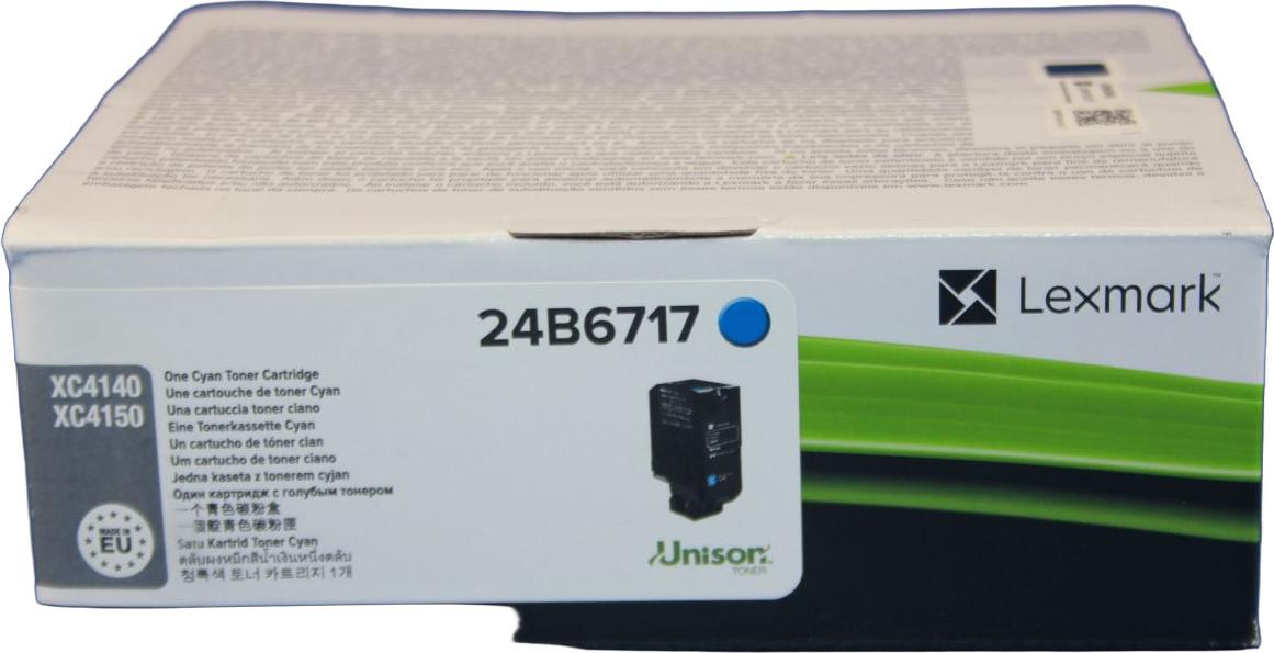 Lexmark Original Toner 24B6717, Cyan, für brillante Druckergebnisse