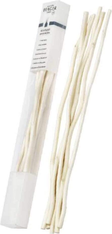 Lampe Berger Ersatzstäbchen Weiß Weidenholz 21 cm 006107