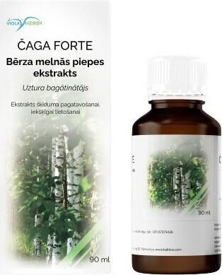 ARAM NATURA Chaga Forte-Extrakt 90 ml Viola-Kräuter