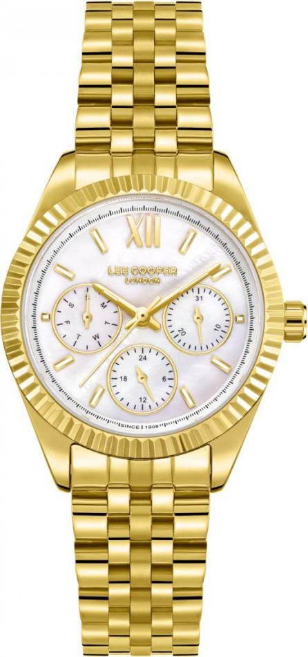 Damen-Armbanduhr LEE COOPER LC08148.120 gold Fashion.