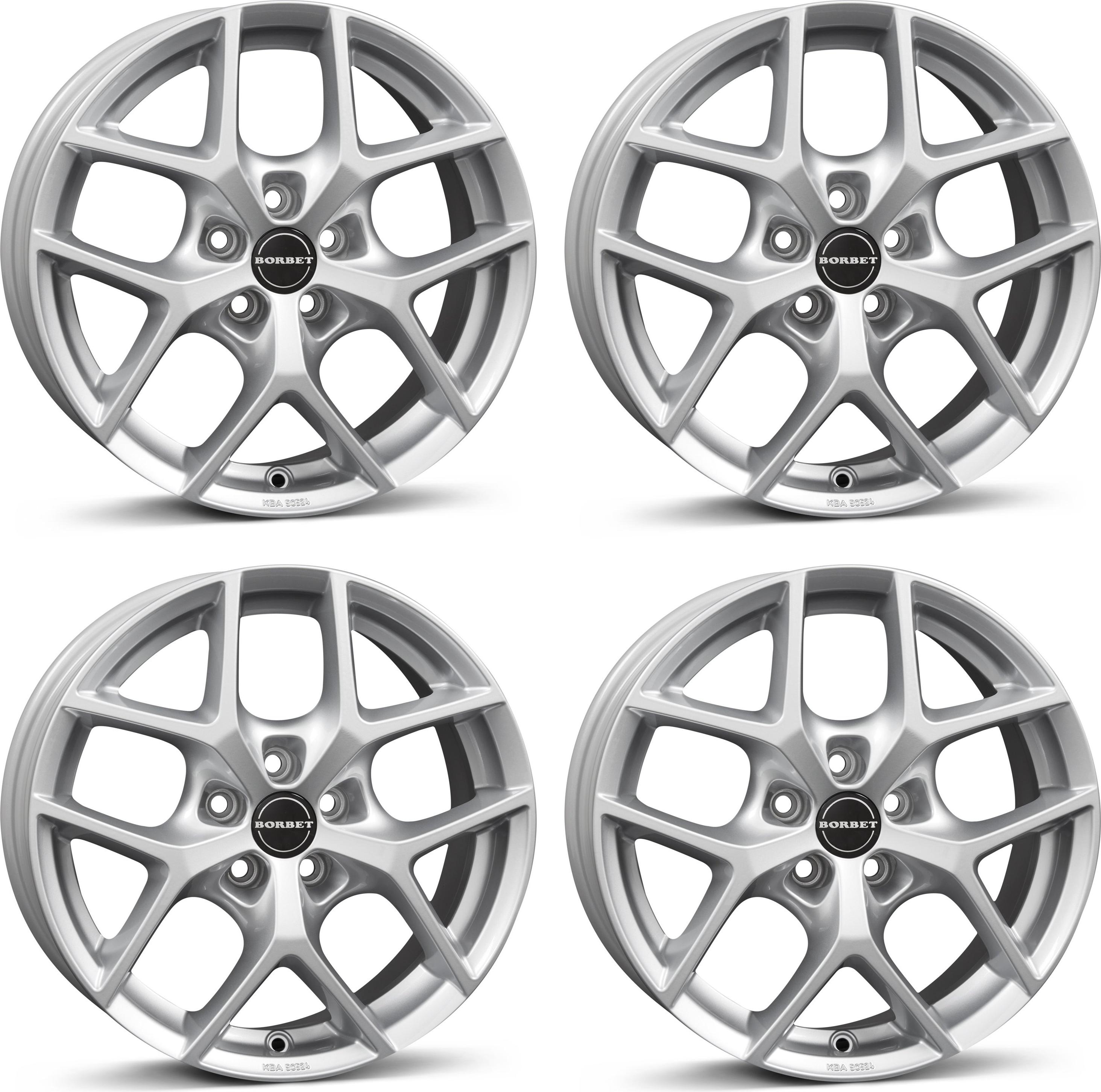 4 Borbet Felgen Y 7.0x16 ET48 5x114.3 SIL für Hyundai i30 Ioniq iX20 iX35 Kona Tucson 5x114.3 SIL für Hyundai i30 Ioniq iX20 iX35 Kona 4-Y 70648114,3572,5CS