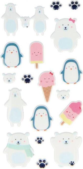 Artemio Puffy Aufkleber - Entzückendes Eis 3561