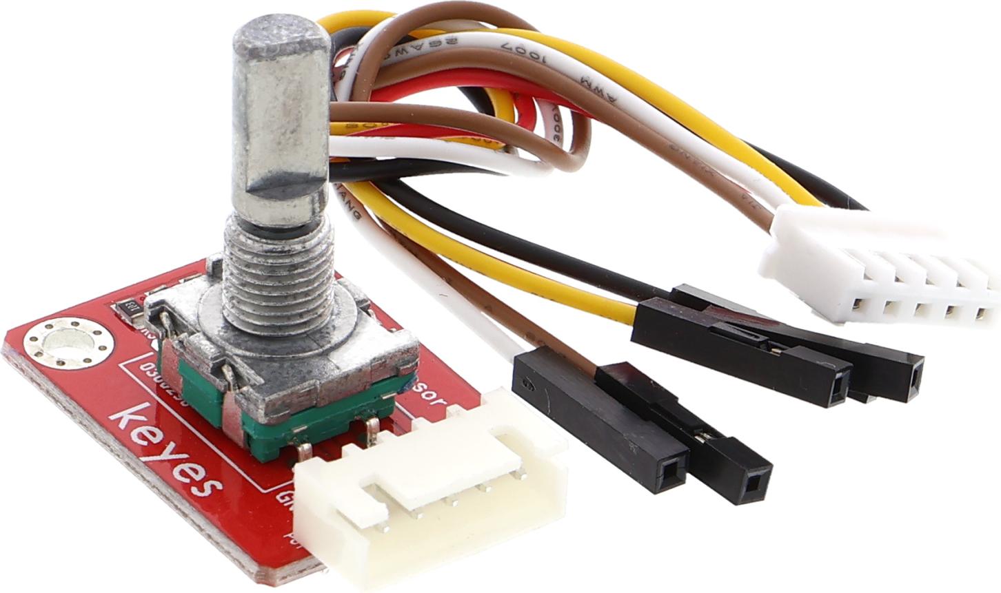 Funduino Drehimpulsgeber / Drehencoder mit JST XH2.54 3P-Buchse