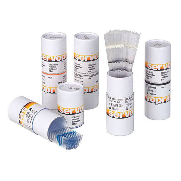 Servoprax Einmalpipetten, 100µl Dose: 250 Stück | Dose (250 Stück) A1 0106