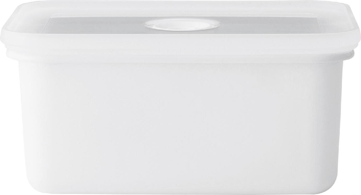 Honeyware Emaille-Vorratsdose M 1,12 ltr. tiefe Ausführung mit Vakuumventil VD-DM.W