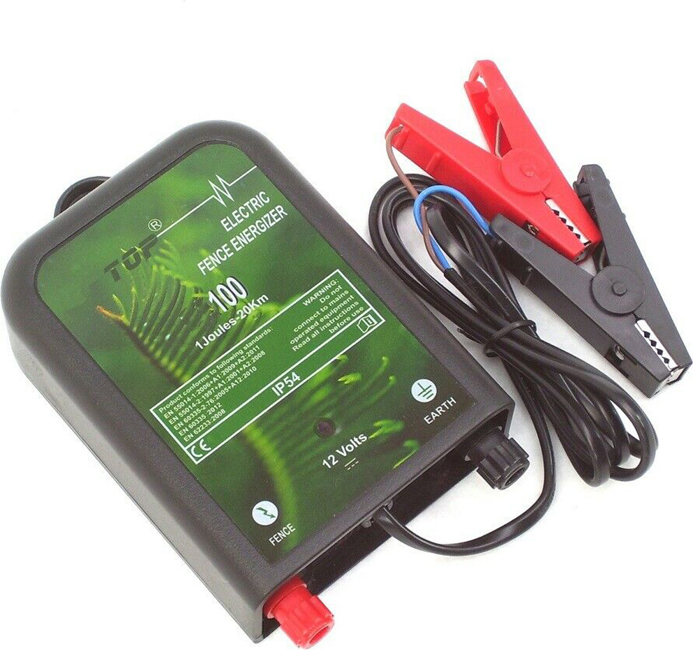 Apex Weidezaungerät 100 Elektrozaungerät 12V Weidegerät Elektrozaun Weide Zaun 56390