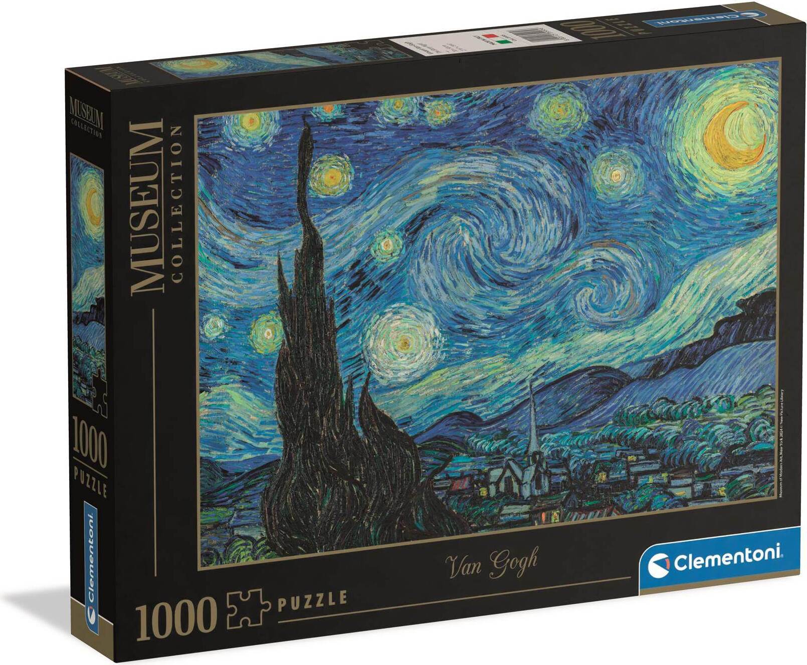 Clementoni CLE Puzzle 1000 Museum VanGoghDieSternennacht 39995