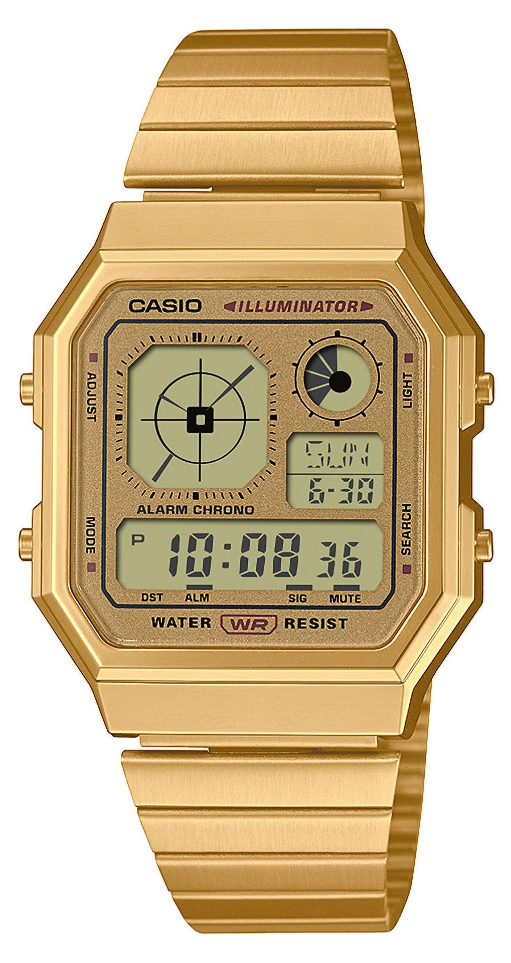 Zlaté hodinky Casio A130WEG-9AEF