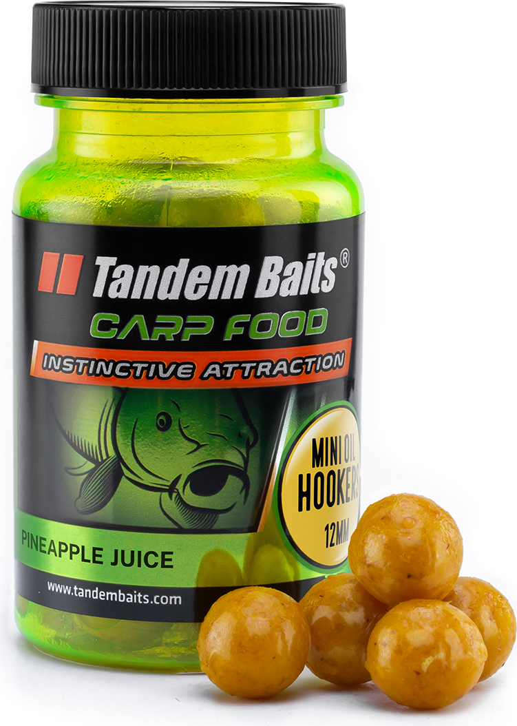 Tandem Baits Carp Food Mini Oil Hookers - Hakenkugeln 12mm/50g Ananassaft 17520