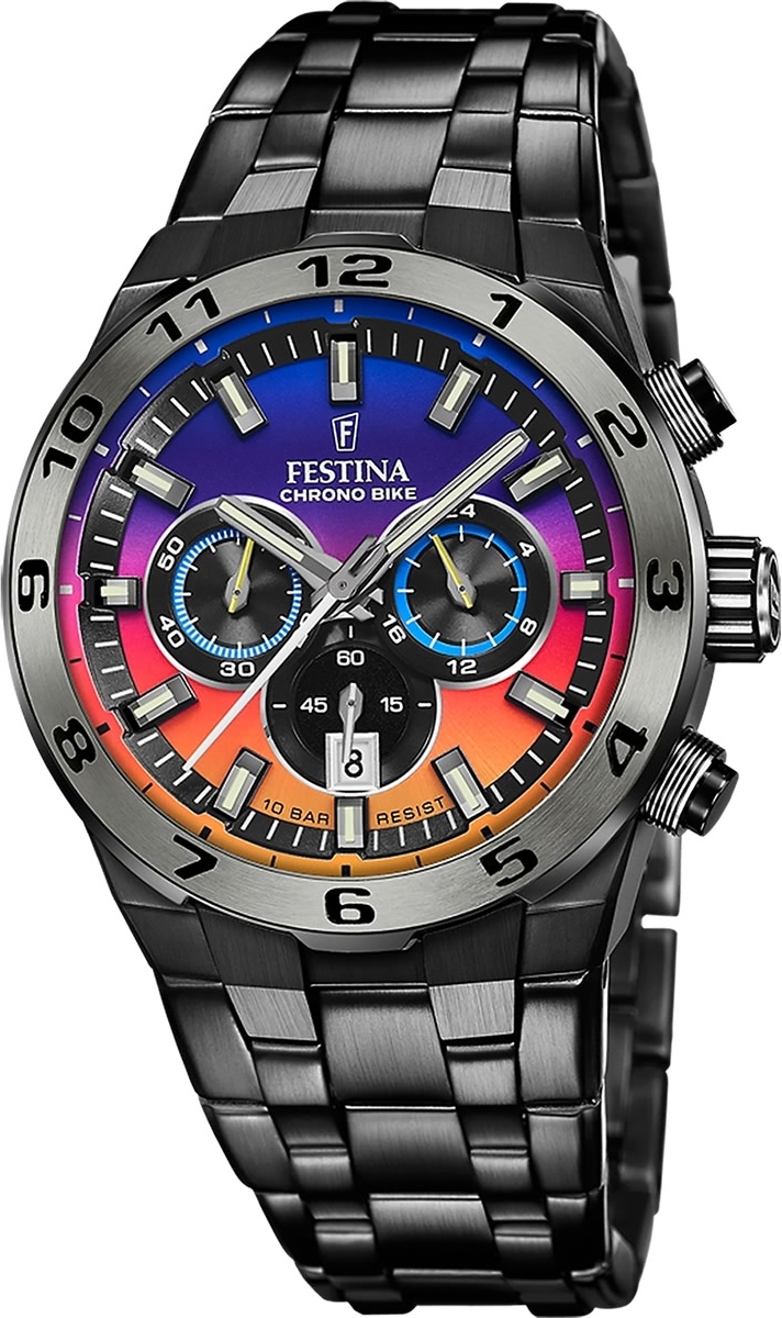 Festina F20674/1 Pánske hodinky Chronograph Black/Coloured Limited Edition
