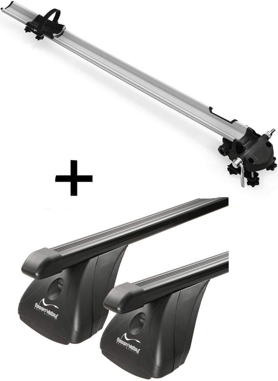 Fahrradträger Bike Pro + Dachträger VDP Stahl kompatibel mit für Volvo V40 II 5 Türer ab 2012 VDP_MEN193547_STA_321_a