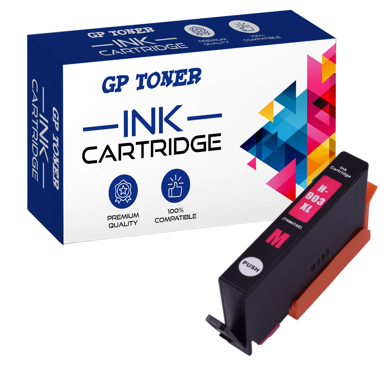 Kompatibilný atrament HP 903XL OfficeJet 6950 6868 OfficeJet Pro 6960 6970 6975 purpurová