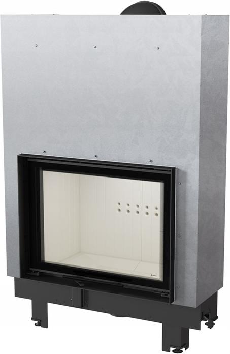 Oceľový krb KRATKI MBA 17 kW Ø 200 Lift-up samozatváracie dvierka