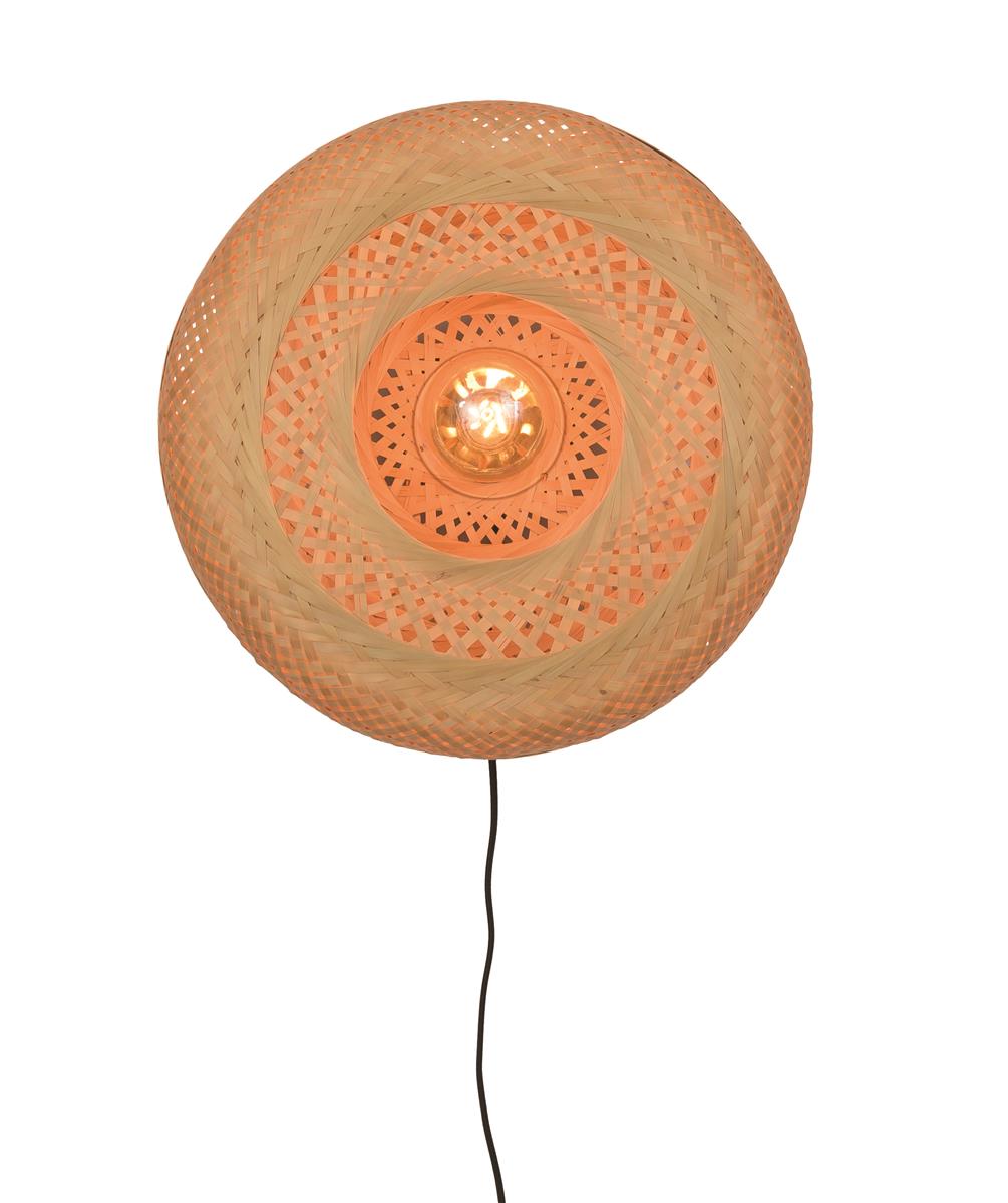 GOOD&MOJO - Wandlampe Palawan - Bambus - Ø40cm PALAWAN/W/4015/N