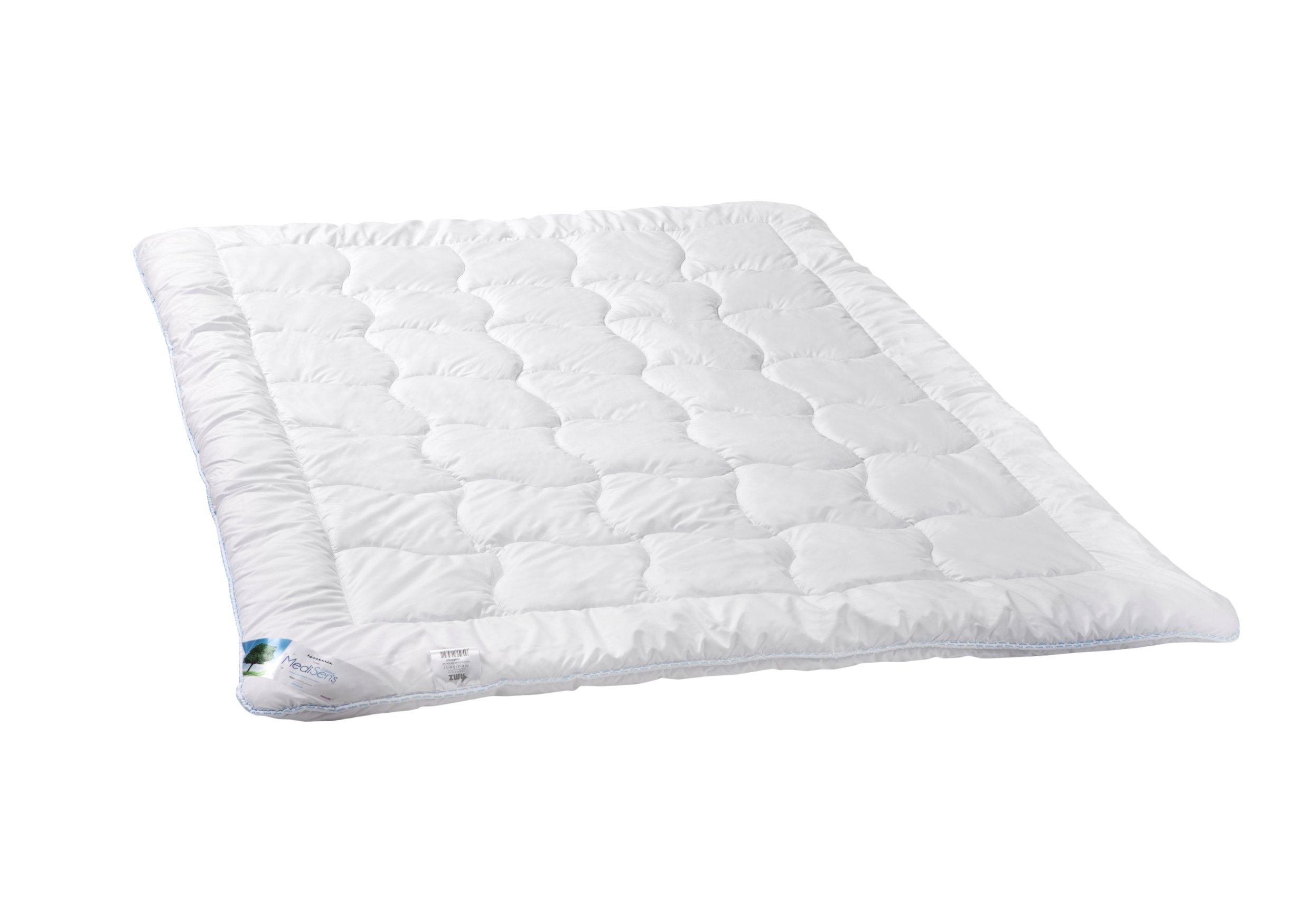 ALL4ALL Bettdecke 100% Microfaser Vierjahreszeiten Gesteppt Steppbett leichte Steppdecke für Allergiker und Asthmatiker Ganzjahres 135x200 155x200 180x200 200x220 weiß waschbar 95 Grad mit Attest (180x200 cm)