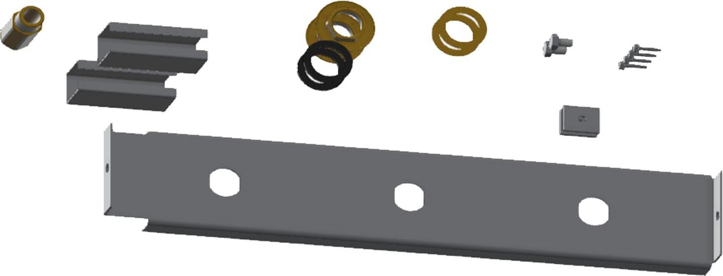 KWC AR Traverse, AQUAFIX, für DK-Mont., für Leichtbauwände 2000104310