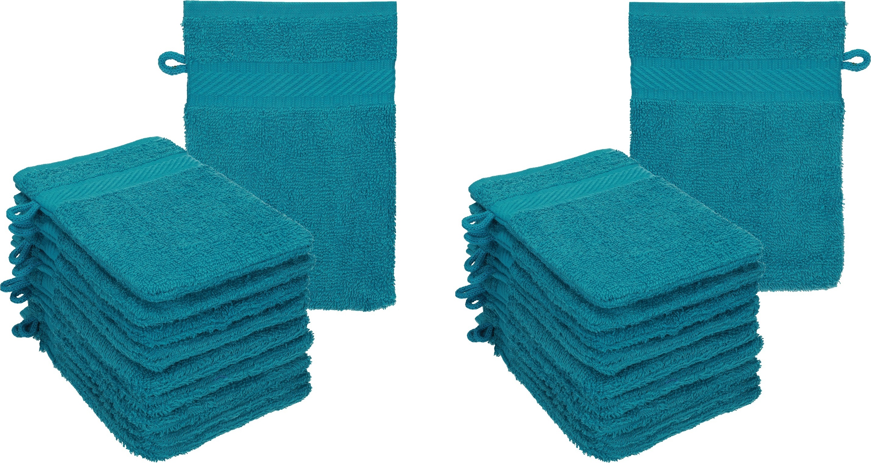 Betz 20 Guanti Da Bagno In Spugna Palermo - 100% Cotone, 16x21 Cm, Colore Albicocca, Lavabili In Lavatrice, Made In Germany