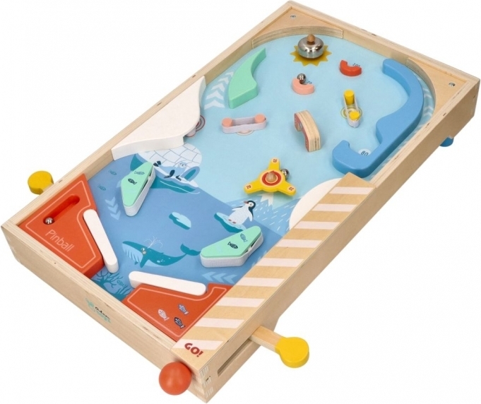 Spiel Pinball Adam Toys aus Holz