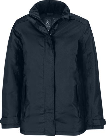 Damen Winterjacke - B&C REAL+/W - navy - Größe L