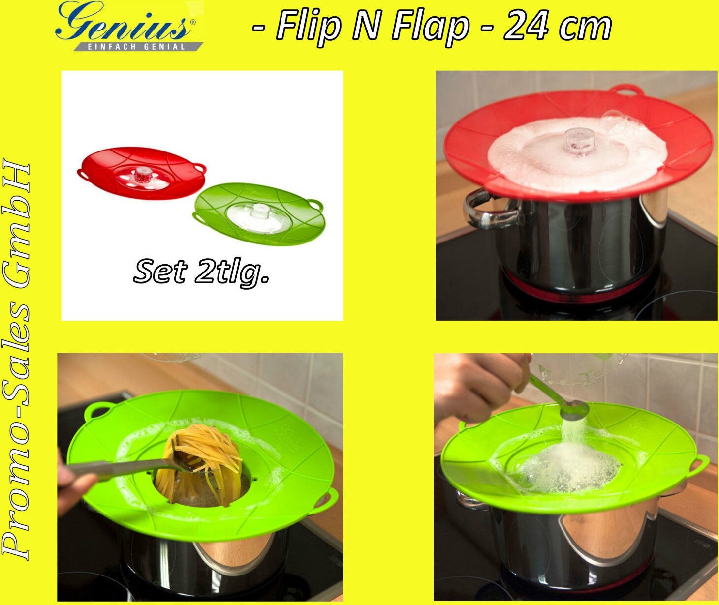 Sonstige Genius Flip & Flap Set 2-teilig 24 cm promo-flip-flap24cm