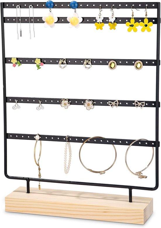 OEM Sieradenstandaard mit Holzfuß, Ohrschmuckhalter für das Anzeigen von Ohrschmuck, geeignet für das Aufbewahren von Ohrschmuck, Ohrschmuck und anderen Schmuckstücken 2026
