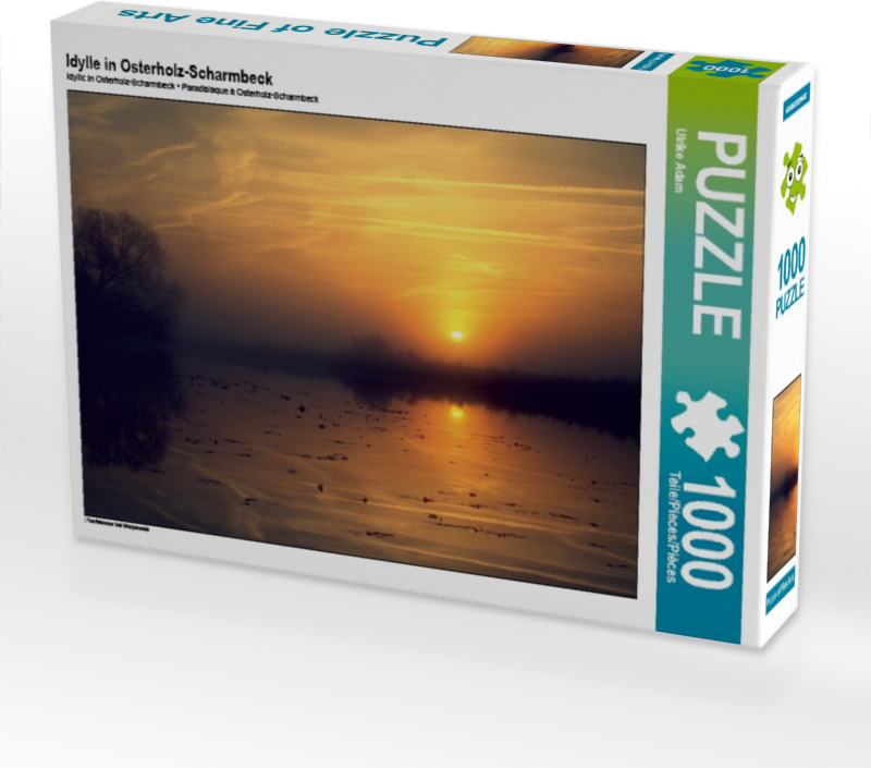 Calvendo Idylle in Osterholz-Scharmbeck 1000 Teile Puzzle quer 640x480mm, Adam Ulrike; 7361325