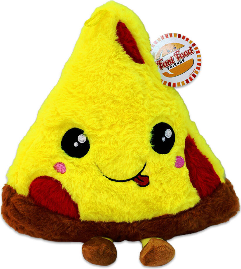 BEMIRO Plüsch Pizza Stück mit Kawaii Gesicht - ca. 27 cm
