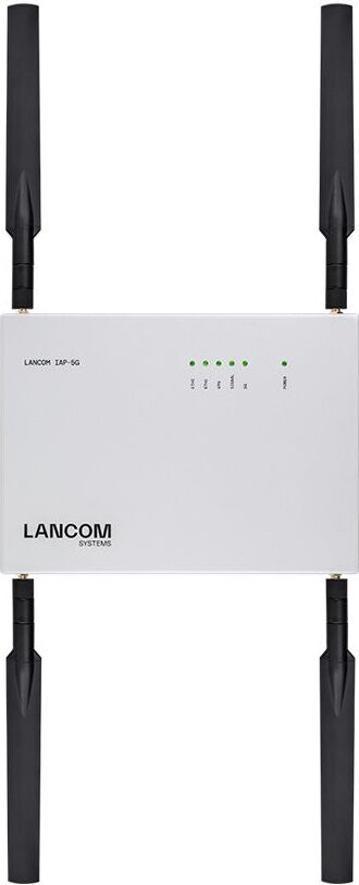 Lancom Systems Lancom IAP-5G - Weiß - IP50 - CE - Extern - DNS - HTTP - HTTPS - ICMP - NTP/SNTP - NetBIOS - PPPoE (Server) - RADIUS - RADSEC (Secure RADIUS) - RTP,... - 10,100,1000 Mbit/s 61718