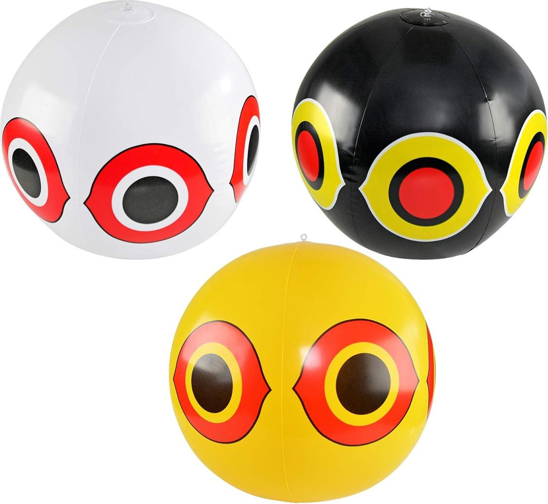 Mmgoqqt Schädlingsabwehrmittel, Terroraugen, aufblasbarer Vogelabwehrballon, Abwehrmittel Kau-LA-26126-47