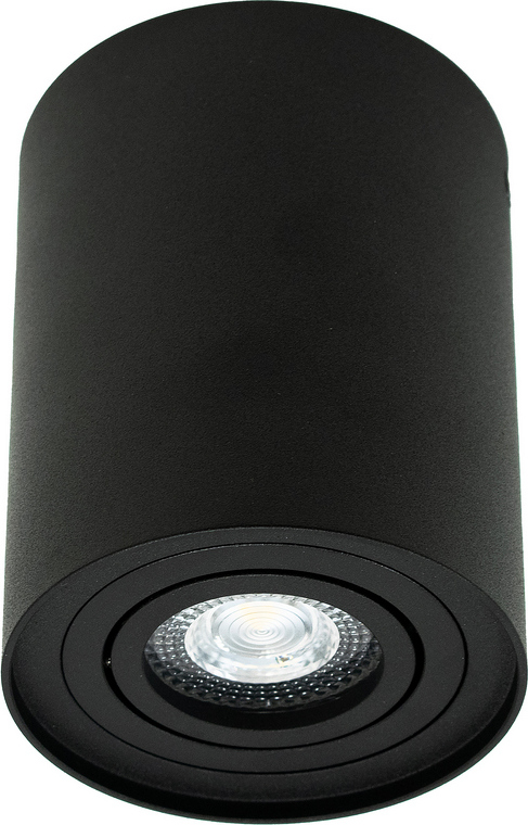 Aufbaustrahler Aufbauleuchte SKAND 1 BLACK GU10 Deckenleuchte rund schwarz EDO777100 EDO