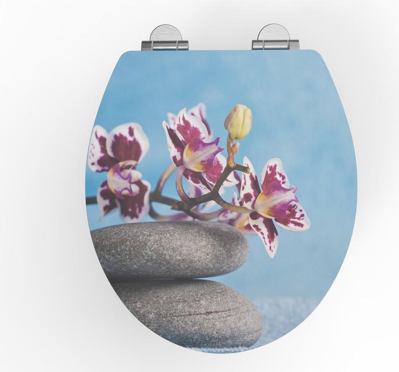K & H Sanitary K&H Sanitary Duschwell MDF WC-Sitz PET - Orchidee N24_NEW-45086