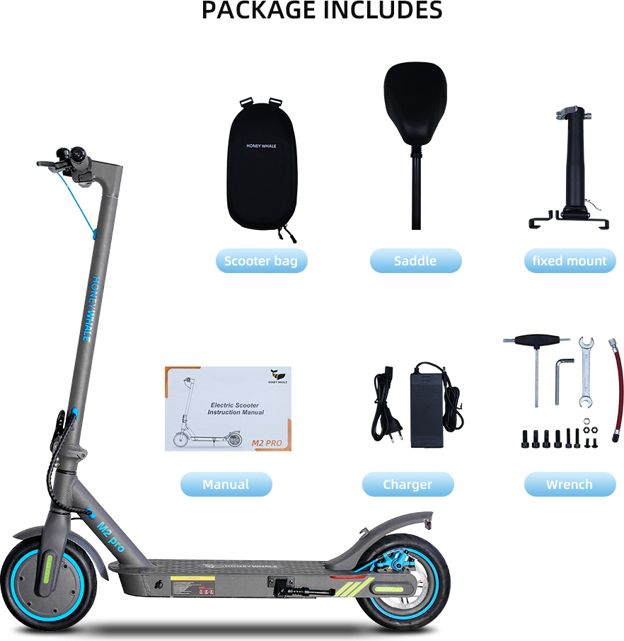 Skladací elektrický skúter HT-T4 Pro elektrický skúter 8,5 palca Elektrický skúter 36V10.4Ah APP E-Scooter E Scooter