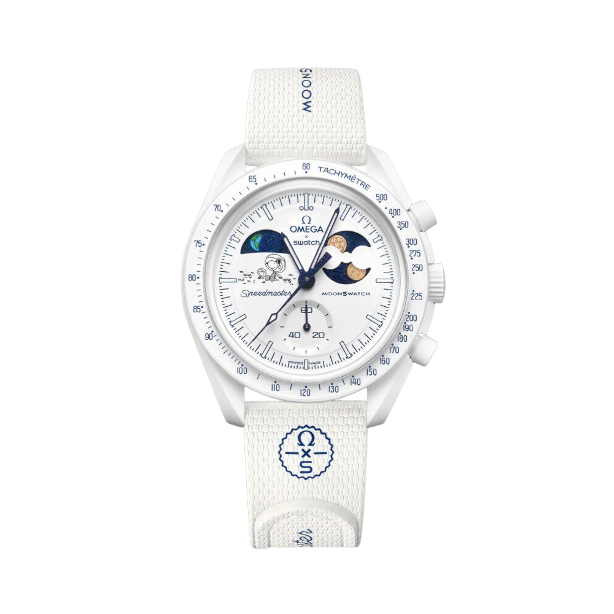 Swatch x Omega Moonswatch Cold Moon, Mission To Earthphase Moonshine Gold S033W701L