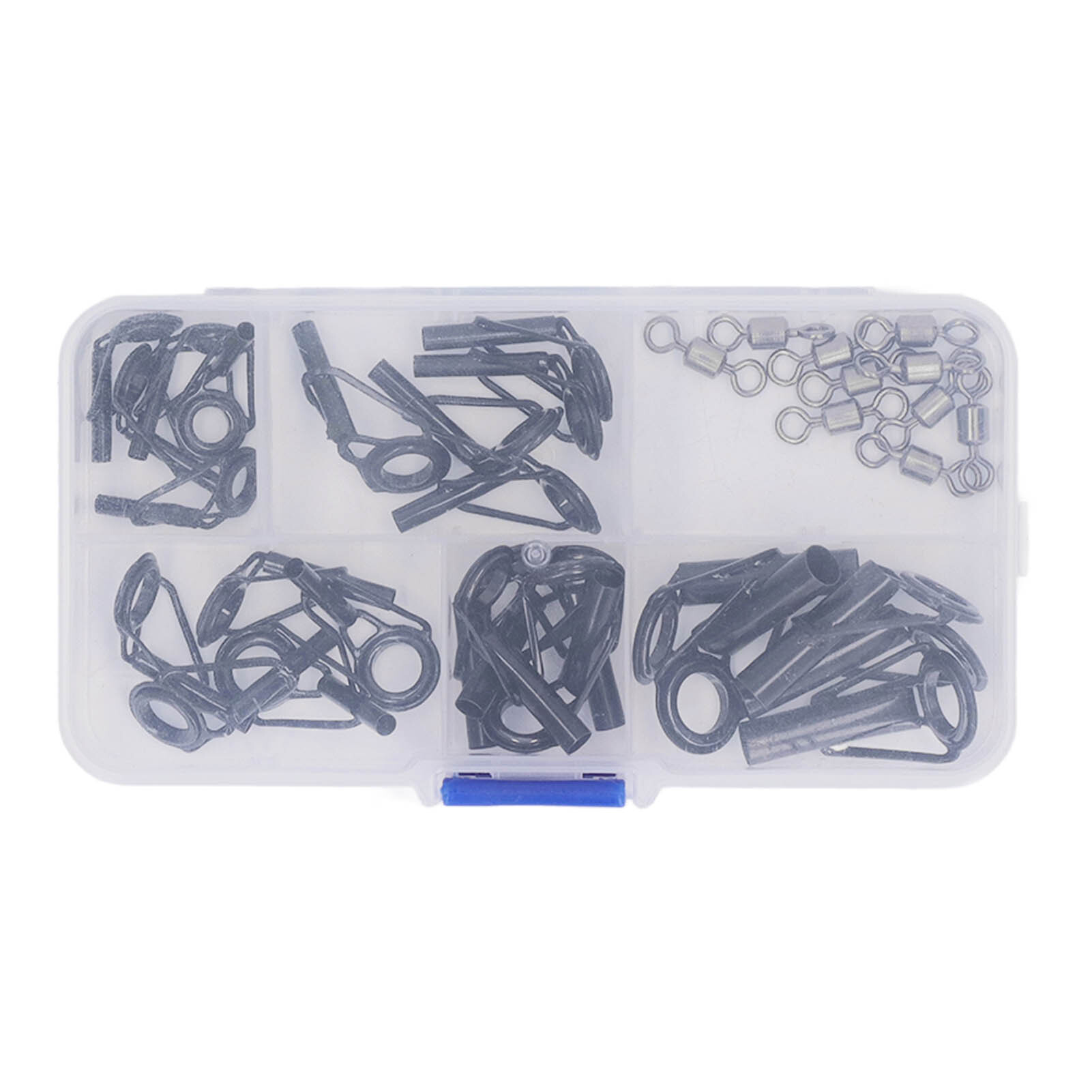 Cocosity Fishing Rod Tip Ring Set,Ceramic Fishing Rod Guides,Fishing Rod Eye Guide Suit,Fishing Rod Tip Repair Kit,Fishing Rod Guide Tips,Baitcasting Rod Guides Set