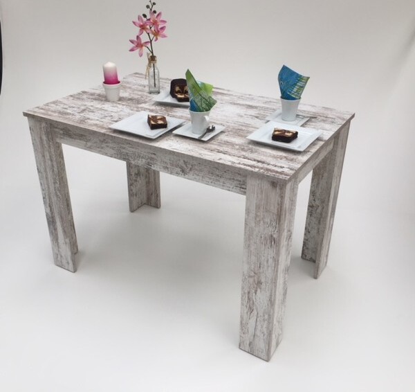 Möbel SD Moderner Esstisch MIA Canyon White Pine 110 x 70 cm 2707