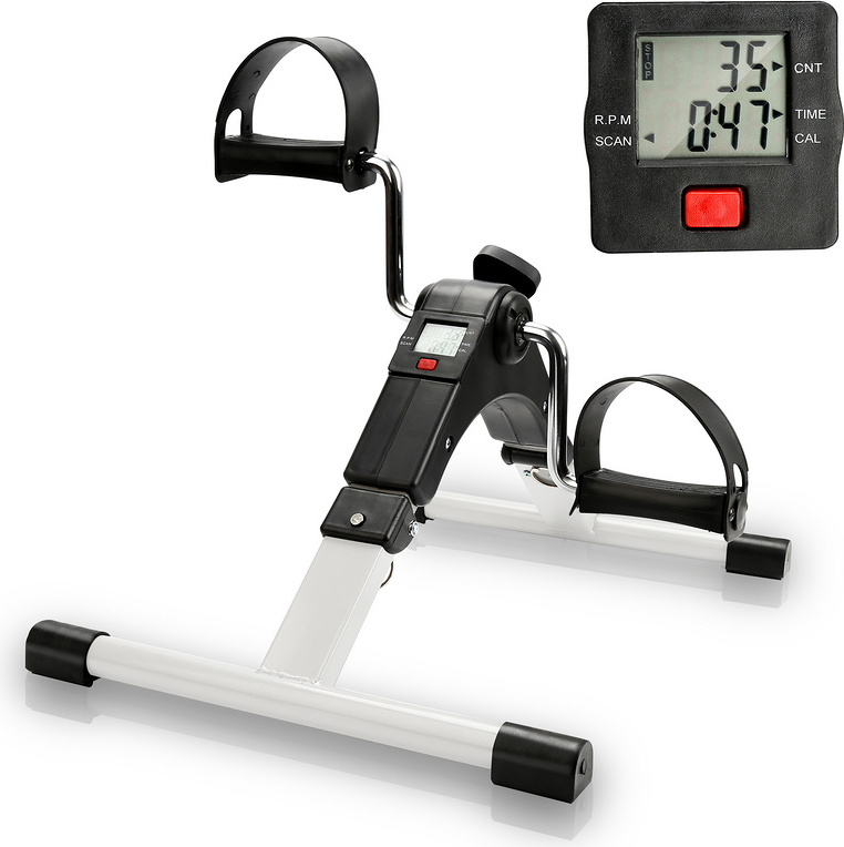 Jiubiaz Mini Heimtrainer Fahrrad Cardiotraining Radfahren Indoor Bike Speedbike Home LCD RL-SG6899-1-YDd