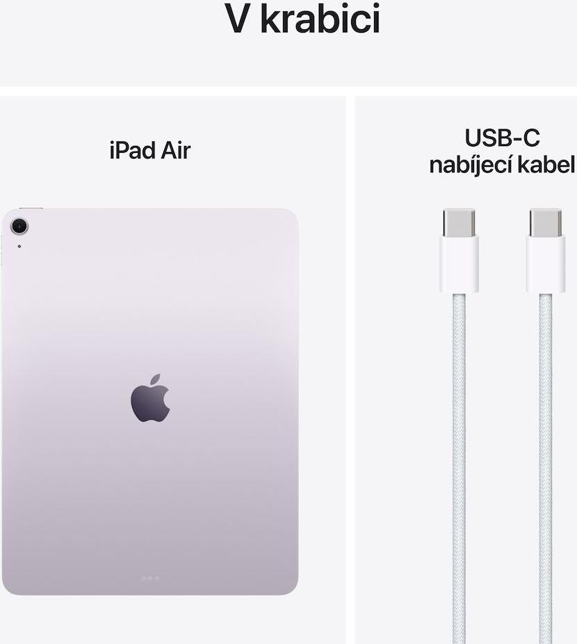 Apple iPad Air, 33 cm (13"), 2732 x 2048 px, 512 GB, 8 GB, iPadOS 18, Purpurová