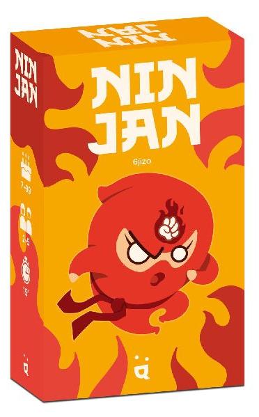 Helvetiq Verlag Ninjan Kartenspiel 953350 – Taktisches Spiel mit Schere, Stein, Papier-Kampf zum Ninjas rekrutieren