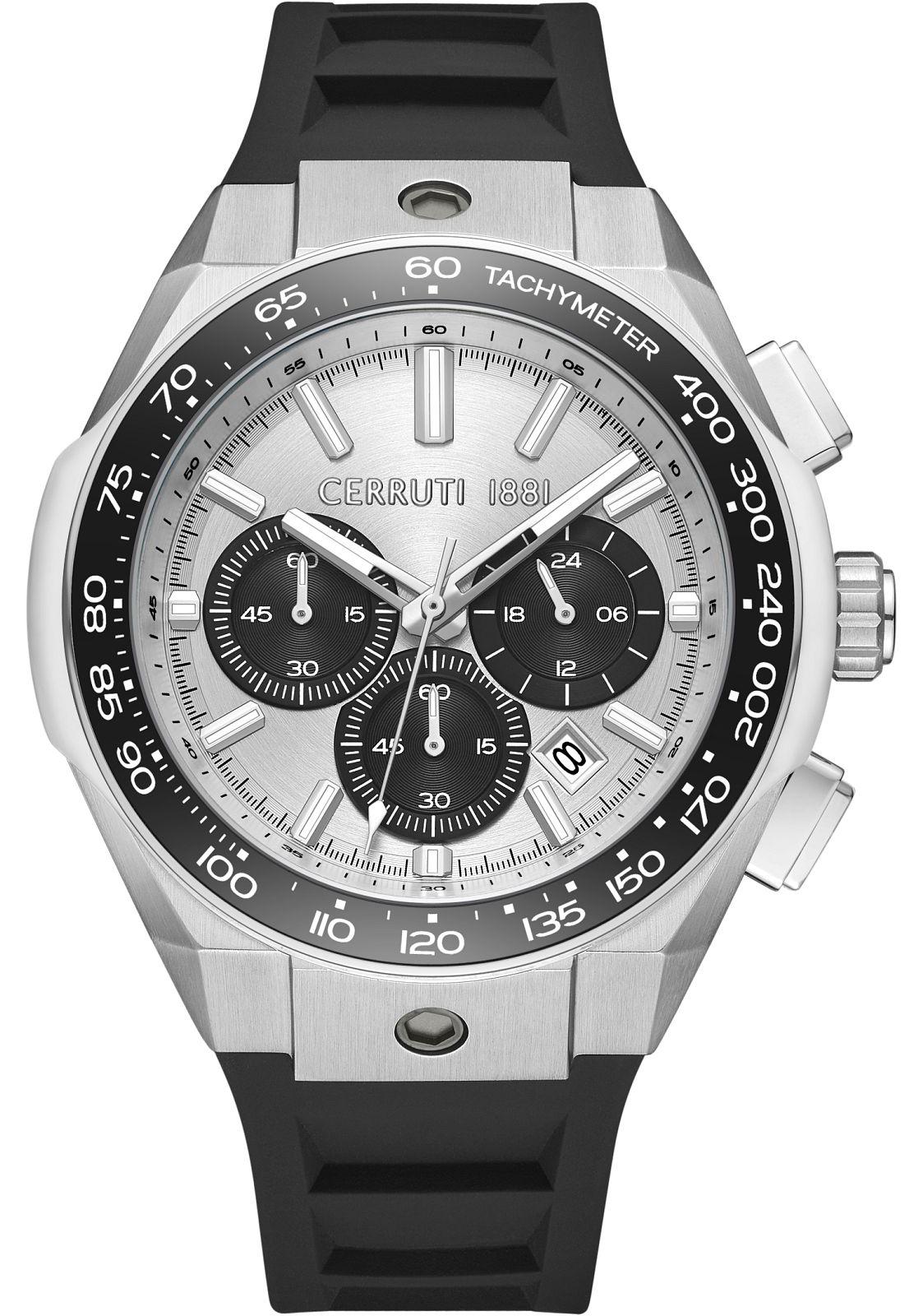 Cerruti Chronographen Ruscello Black - Silver CIWGO0050702