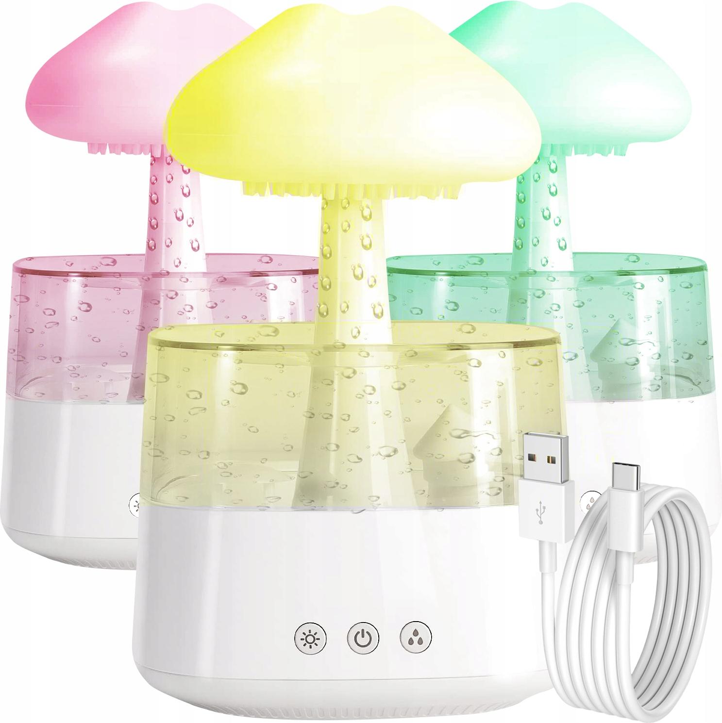 LTC Audio Wolkenbefeuchter - Ionisierung, Regen, Aramatherapie Und Usb-Nachtlicht GA31