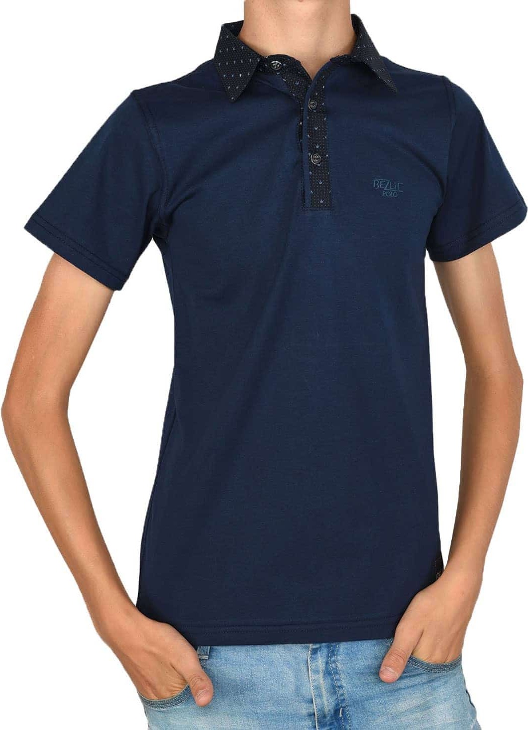 BEZLIT Jungen Polo Shirt mit Kontrastfarben Navy 110 30093-101