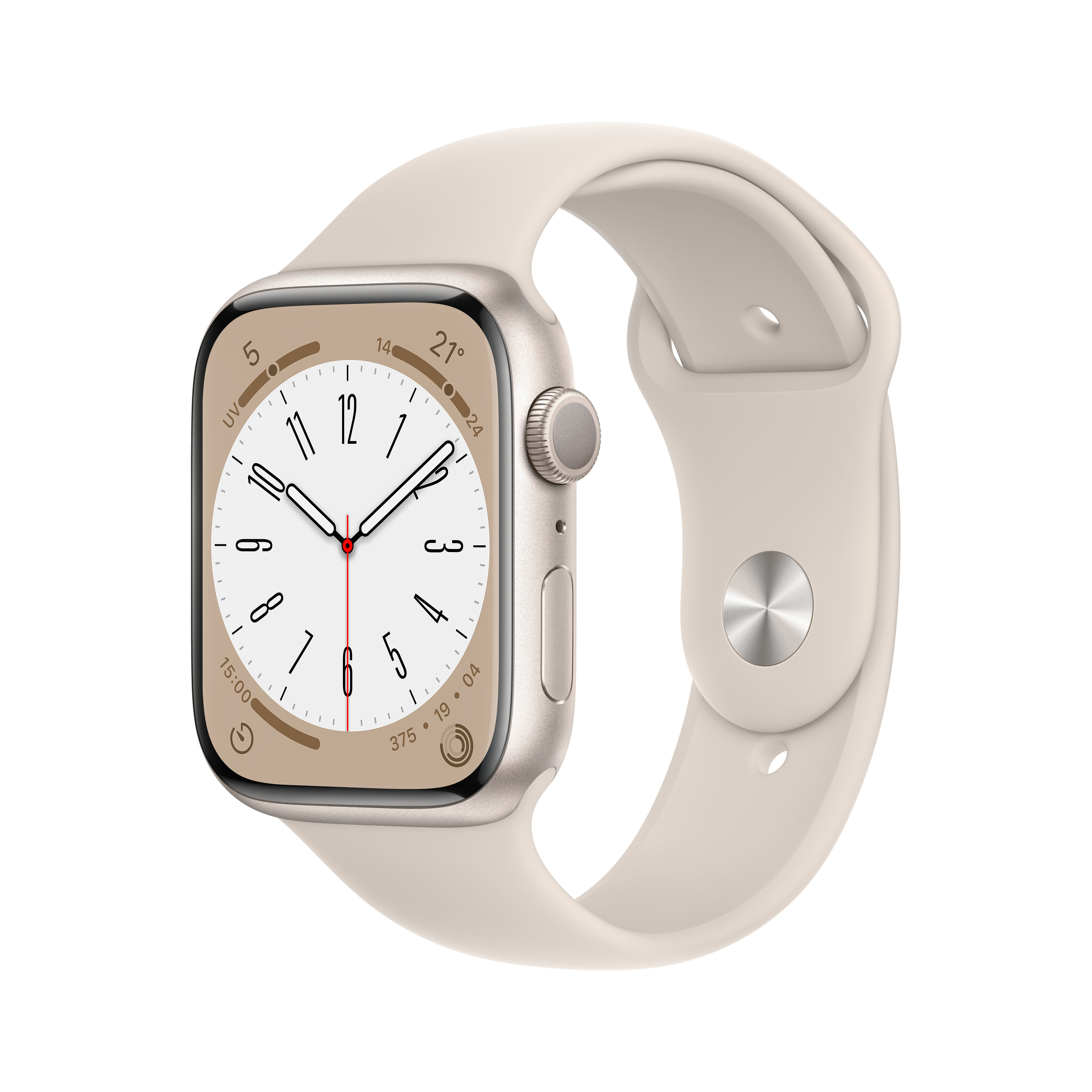 Apple Watch Series 8 OLED 45 mm béžové GPS (satelitné)