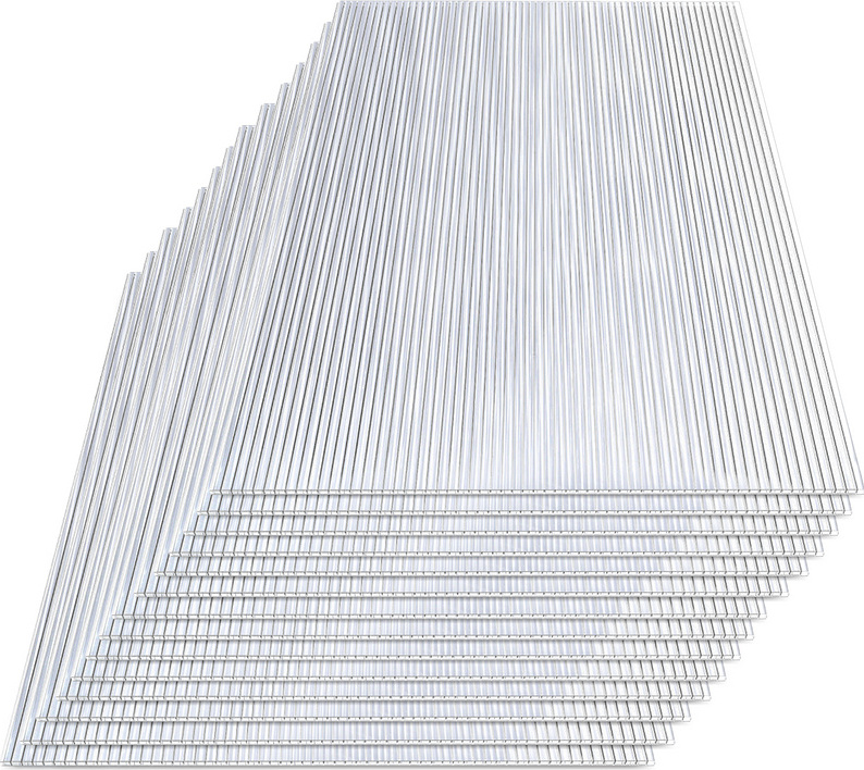 TolleTour 14x Polycarbonat Doppelstegplatten Hohlkammerplatten 4mm Doppelstegplatten Stegplatten Gewächshaus RL-HG7846YJ-14-HESb